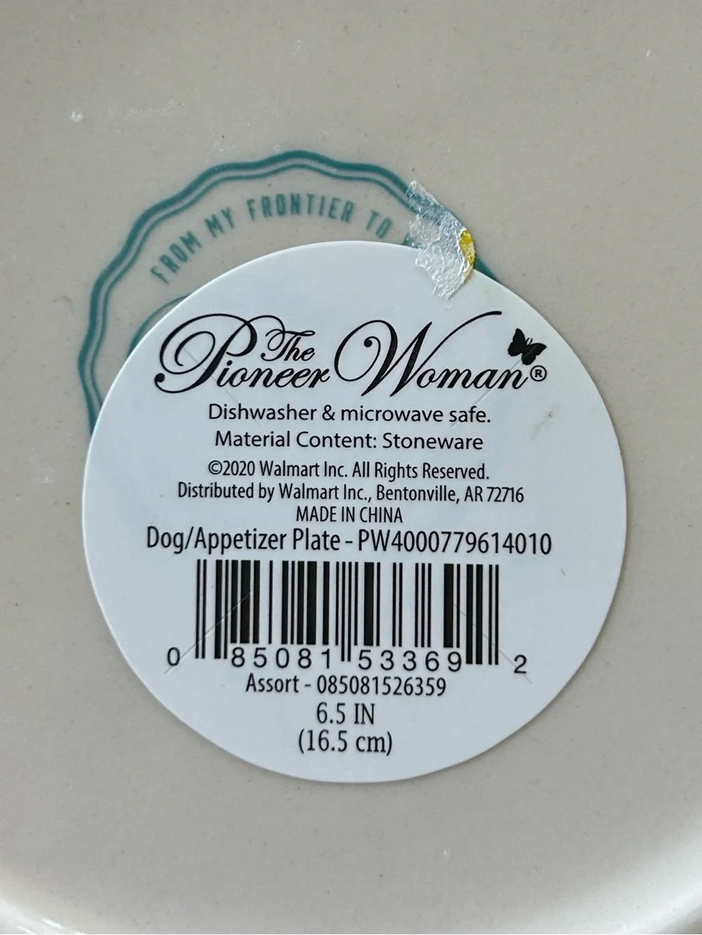 Pioneer Woman Holiday Floral Themed 6.5” Appetizer Plates Set of 2 NWT